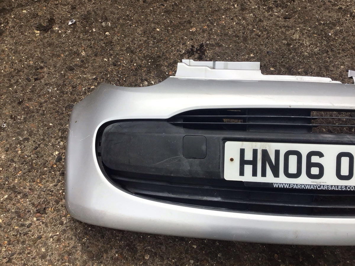 PEUGEOT 107 CITROEN C1 FRONT BUMPER  SILVER METALLIC KTB  2005 20117