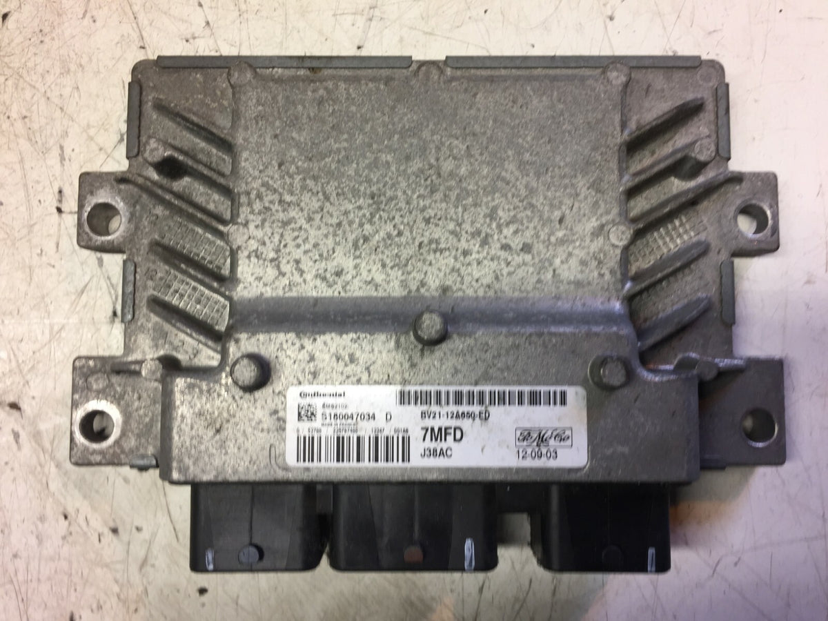 FORD FIESTA MK7 1.25 ENGINE ECU 8V21012A650 ED 7MFD STJA 2008 20161