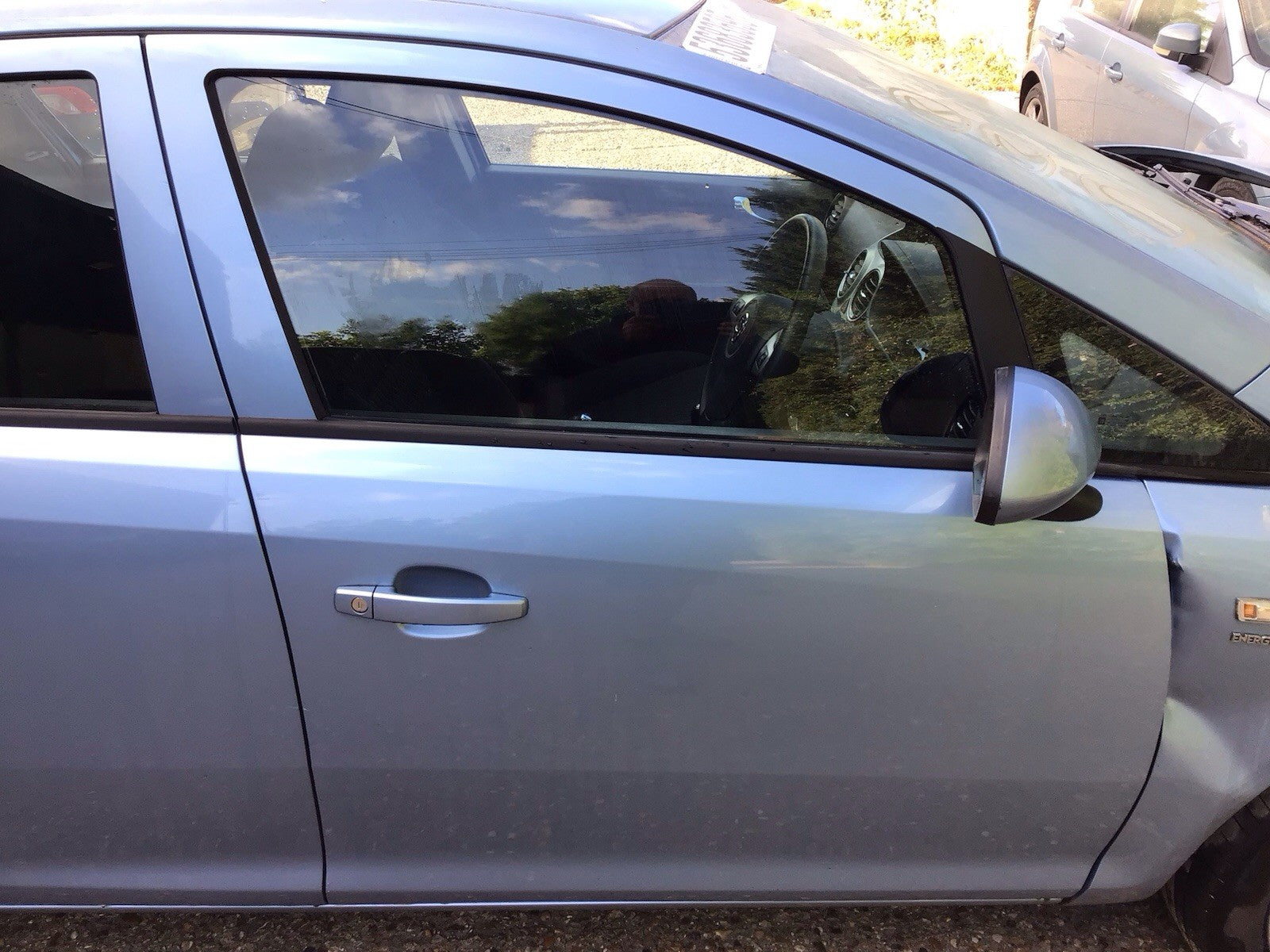 VAUXHALL CORSA D DRIVER'S SIDE O/S FRONT DOOR CRINAN BLUE Z22R GYH 2006 20140
