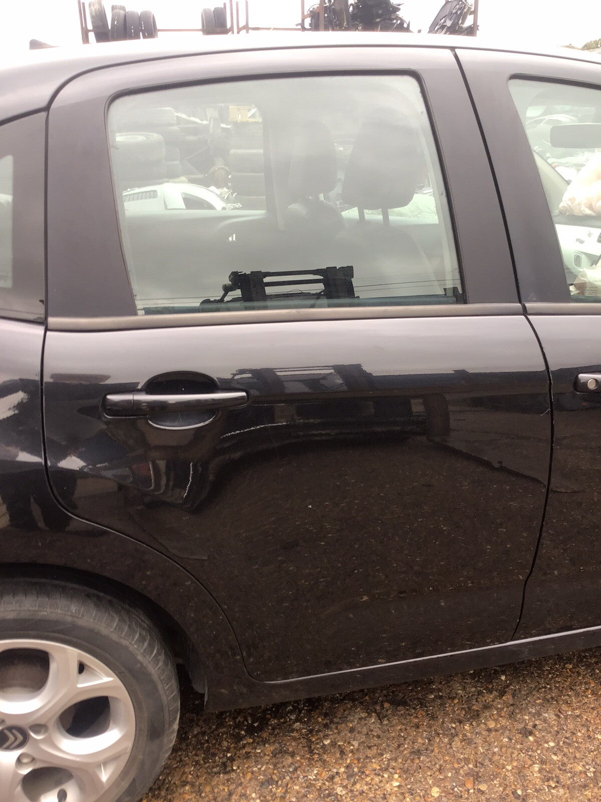 CITROEN C3 DRIVERS SIDE O/S REAR DOOR IN NOIR OBSIDIAN CODE EXLD 5 DOOR 09 20166