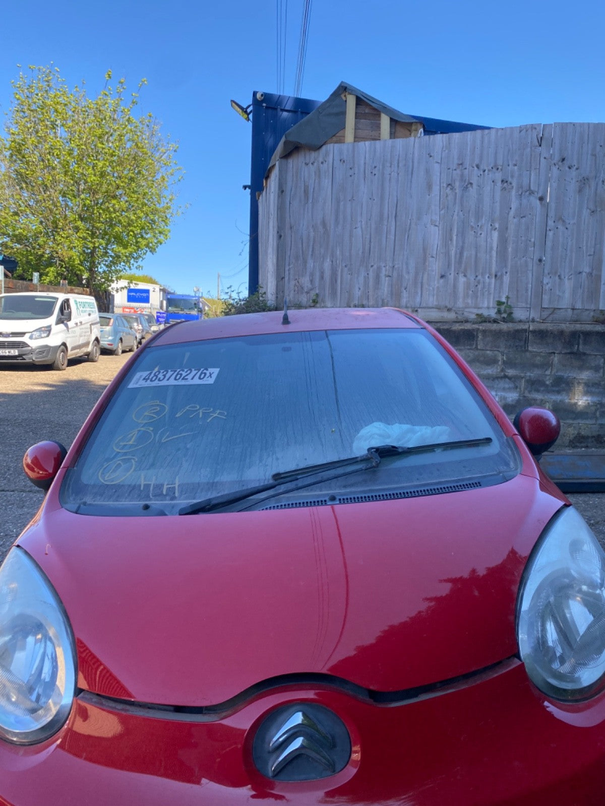 CITROEN C1 BONNET  SCARLET RED KJH  2012-20140