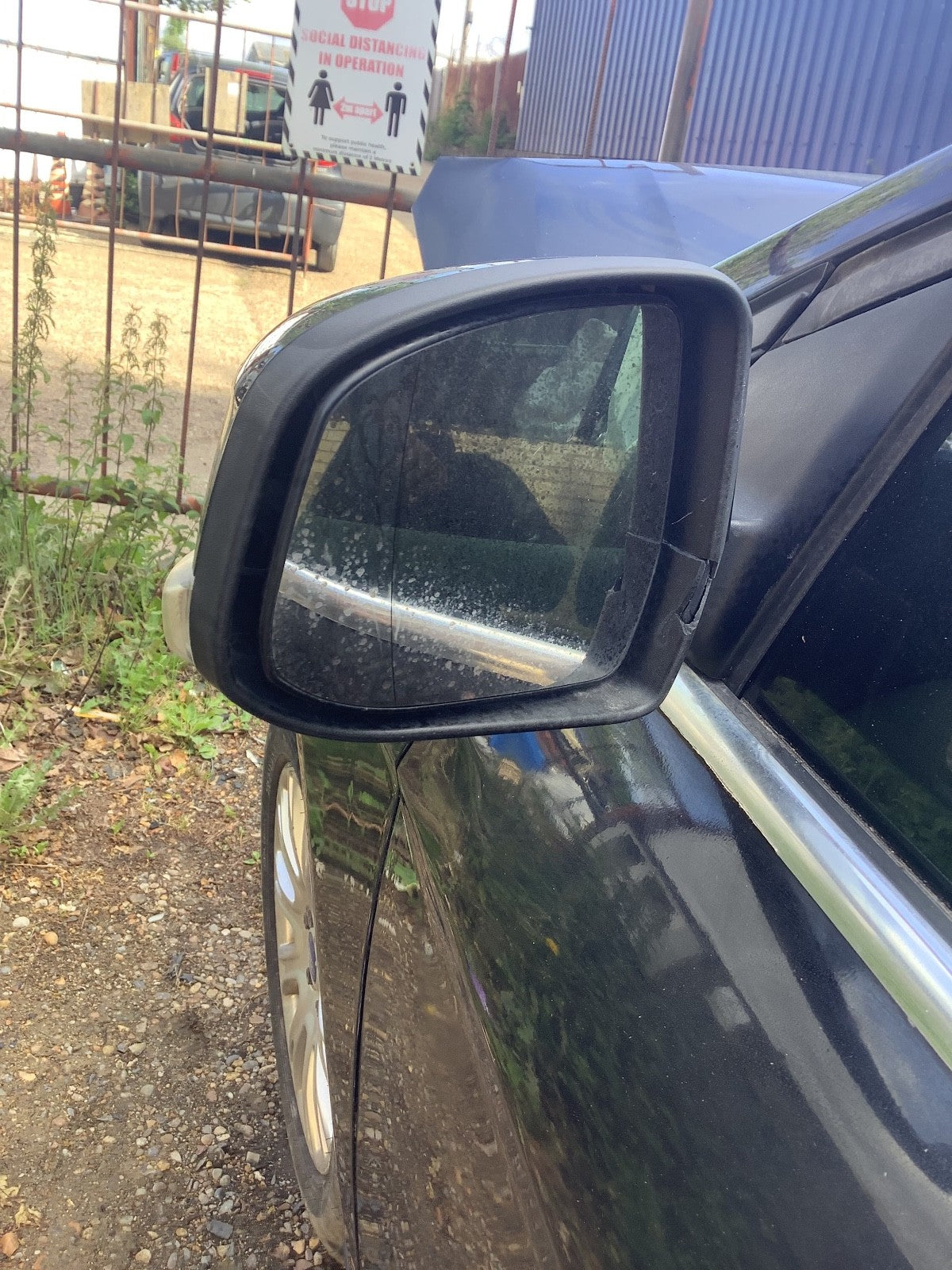 FORD FOCUS MK3 PASSENGER'S SIDE N/S DOOR MIRROR PANTHER BLACK METALLIC 2011 20185