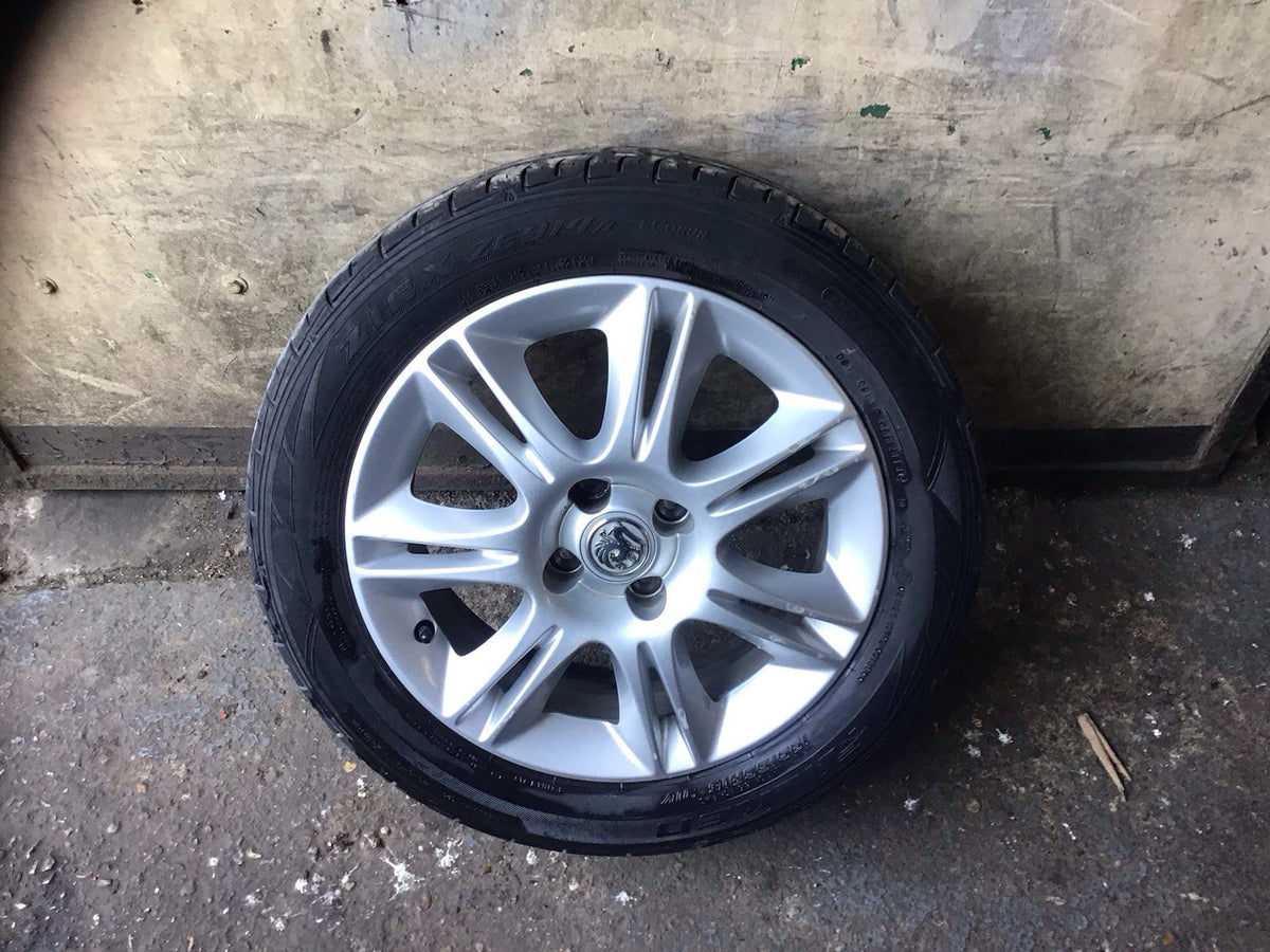 VAUXHALL CORSA D ALLOY WHEEL 16'' AND TYRE 195X55X16 2006 20142