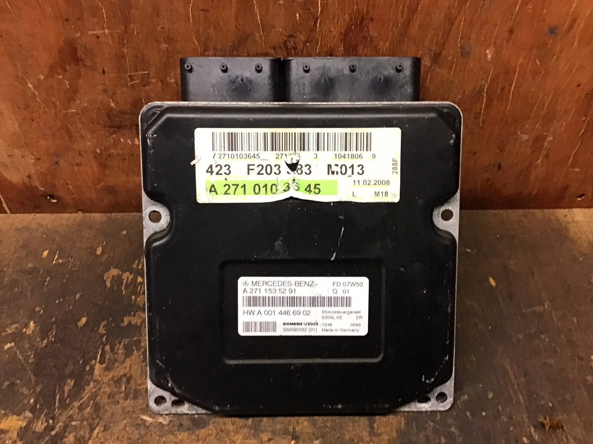 MERCEDES CLC  1.8 PETROL ENGINE CONTROL UNIT ECU A2710103645  2007 20110