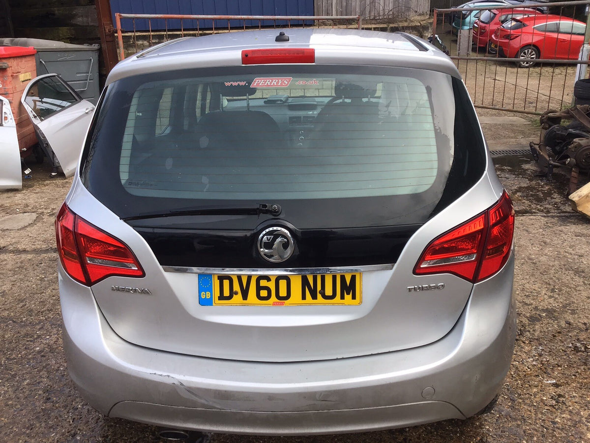 VAUXHALL MERIVA B TAILGATE SILVER PAINT CODE Z157 2AU 2010 20171