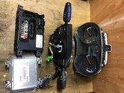 VAUXHALL CORSA D 1.2 PETROL ECU KIT 55577834 AATX A12XER 2010 20144