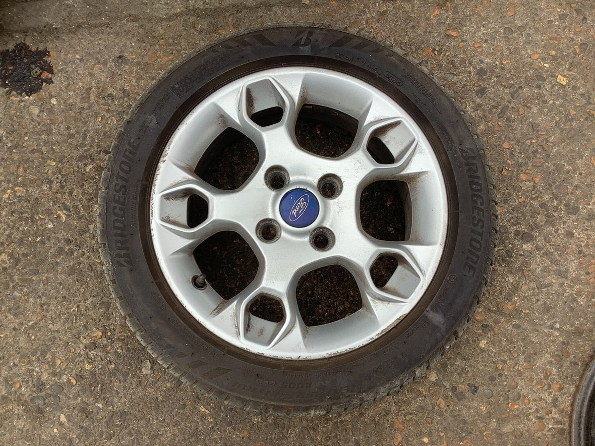 FORD FIESTA MK7 ALLOY WHEEL 15'' WITH TYRE 195X50X15 BA6J 1007 GA 2009 20171