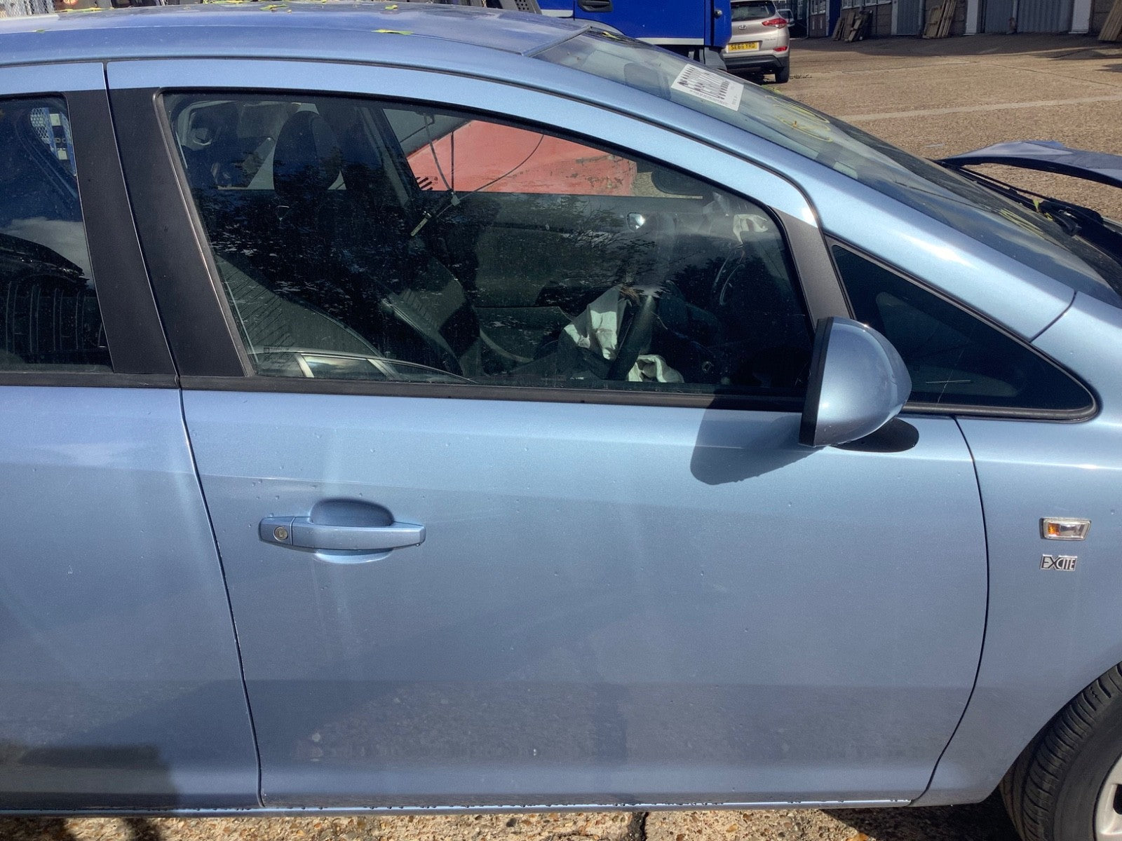 VAUXHALL CORSA D DRIVER SIDE O/S FRONT DOOR CRINAN BLUE Z22R 5 DOOR 2006 20141