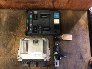 PEUGEOT 207 1.4 HDI ECU KIT 9674254080  BOSCH 0281105849 DIESEL  8HR 2009 20121