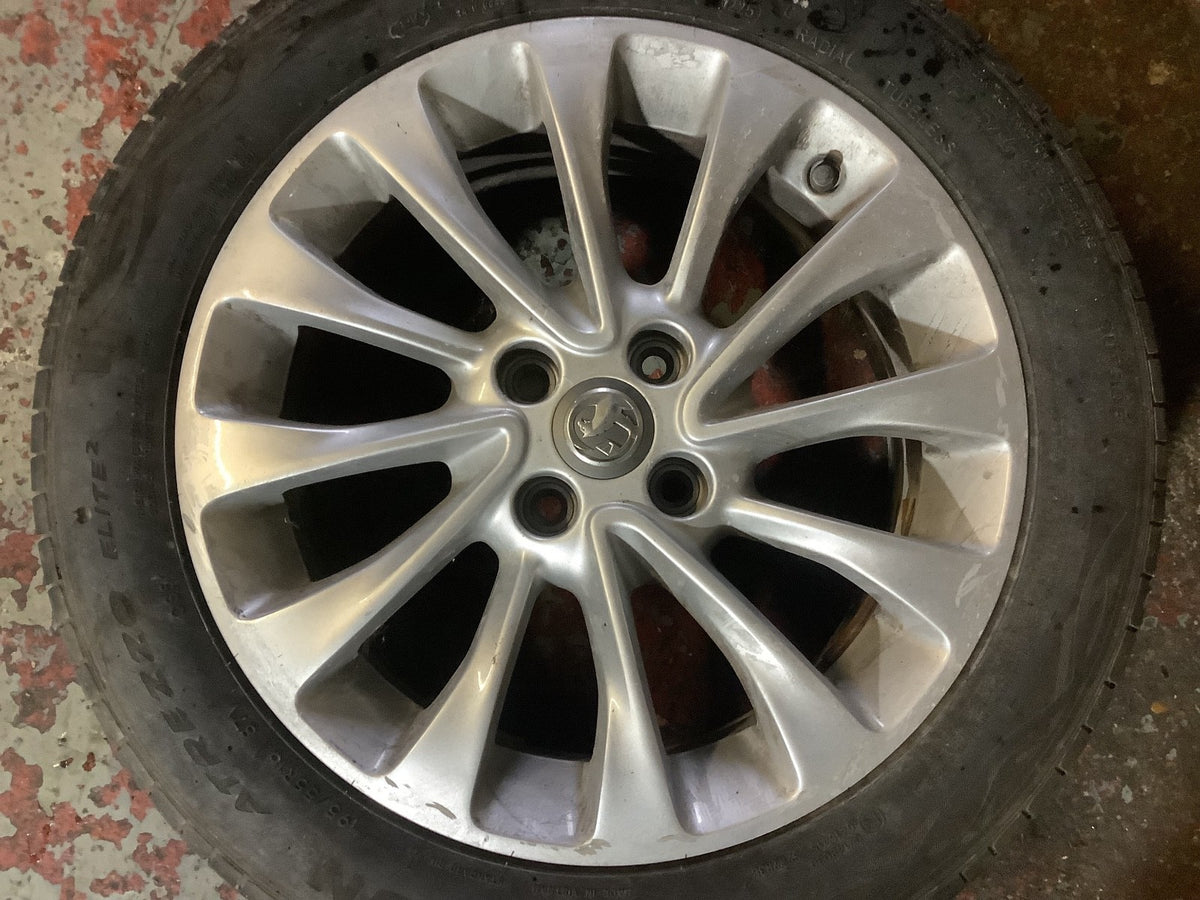 VAUXHALL CORSA E ALLOY WHEEL 16'' AND TYRE 195X55X16 13399305 2015 20194