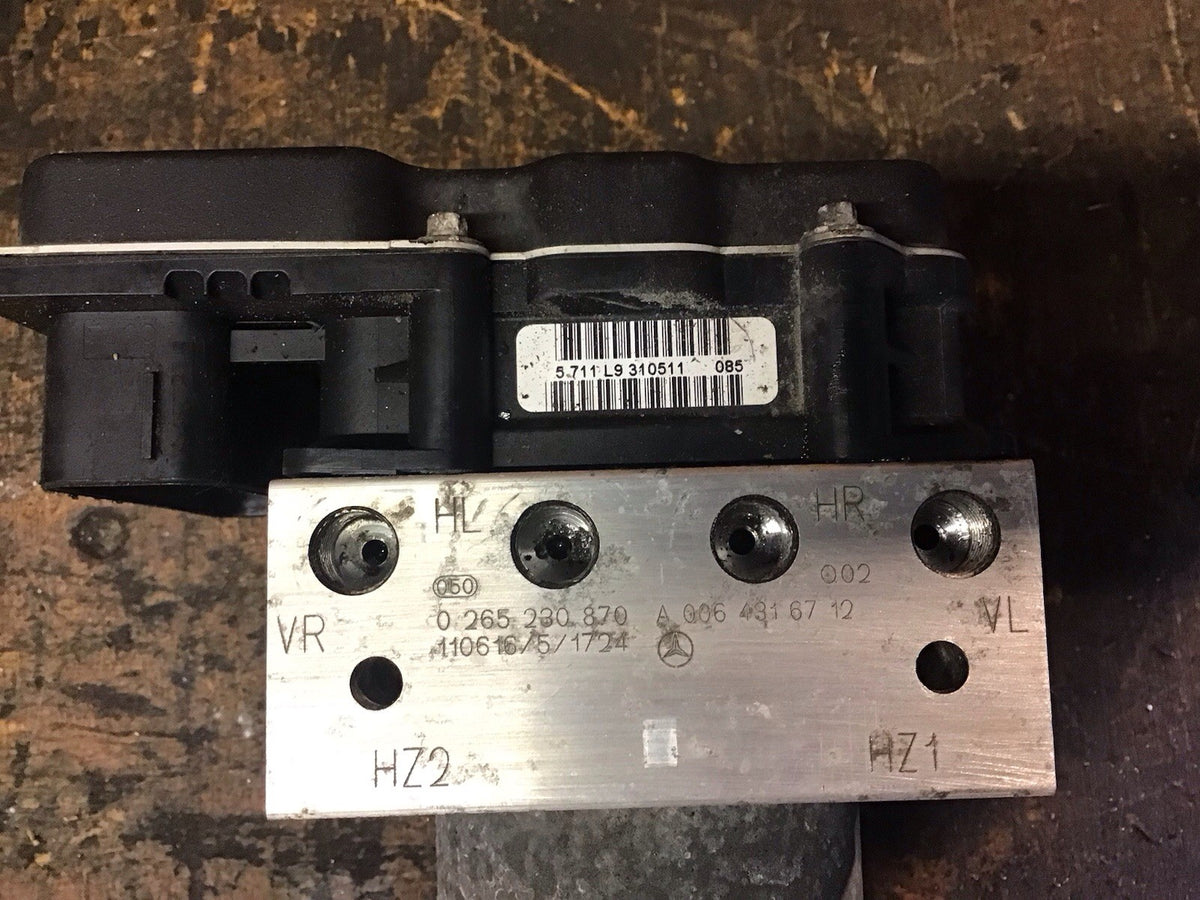 MERCEDES A CLASS W169 ABS PUMP MODULE 0265230870 A0064316712 2005 20127