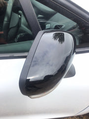 RENAULT CLIO MK4 DRIVER'S SIDE O/S CRACKED DOOR MIRROR ELECTRIC IN BLACK 2013 193