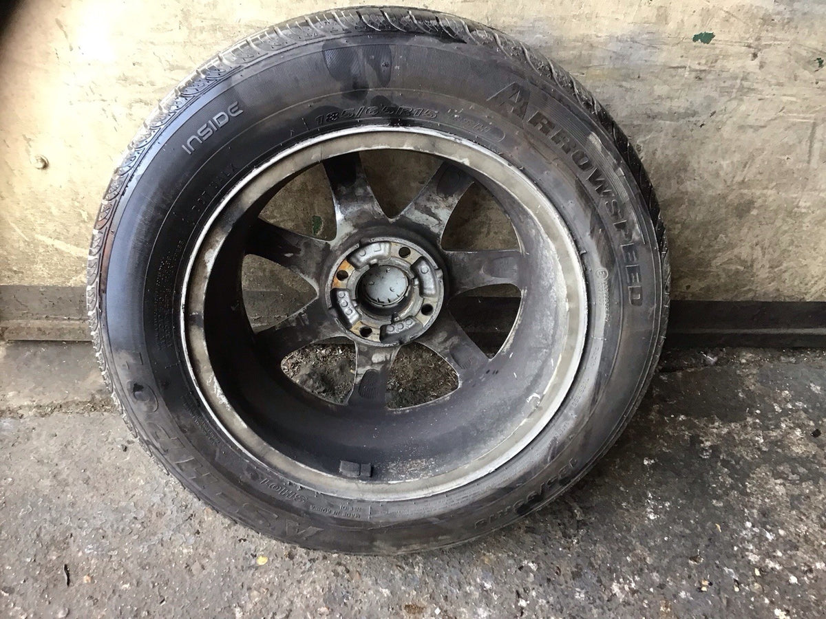 PEUGEOT 208 MK1 ALLOY WHEEL 15'' TYRE 185X65X15 9673773577 2012 20197