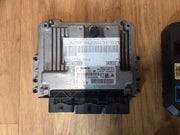 PEUGEOT 207 1.6 HDI ECU KIT 9677013180 0281017333 DIESEL 2009 20123