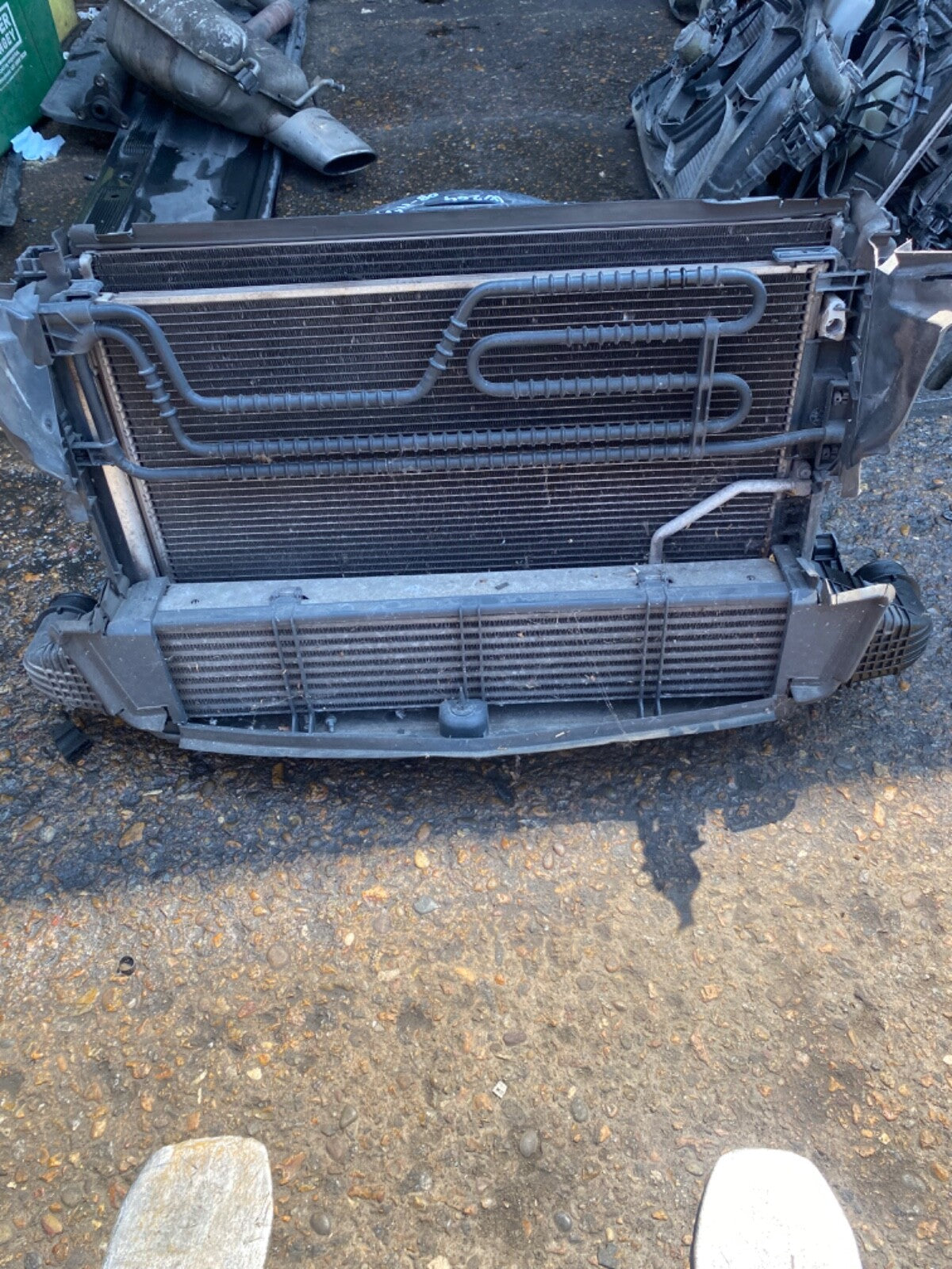 MERCEDES C CLASS W204 1.8 COMPRESSOR  AUTOMATIC RADIATOR FAN COWLING 2008 20134