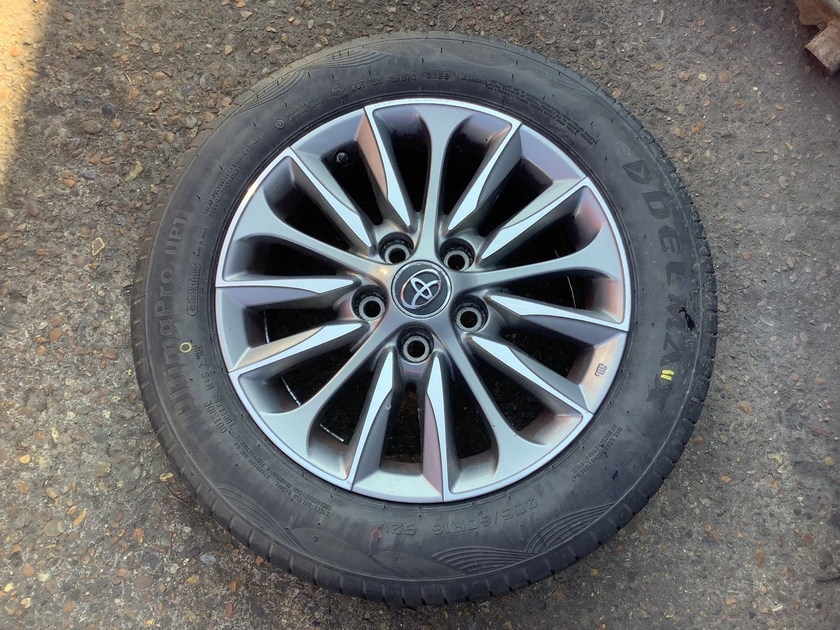 TOYOTA VERSO MK2 ALLOY WHEEL 16'' WITH TYRE 205X60X16 2013 20181