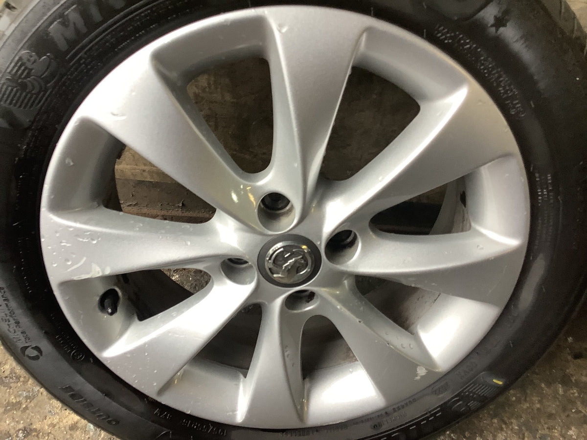 VAUXHALL CORSA D ALLOY WHEEL 16'' AND TYRE 195X55X16 13374019 2006 20143