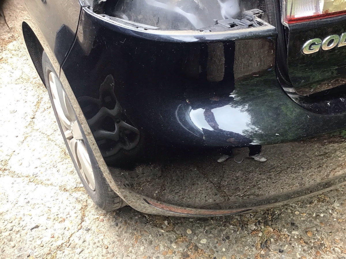 VOLKSWAGEN GOLF MK6 REAR BUMPER DEEP BLACK LC9X 2009 20125