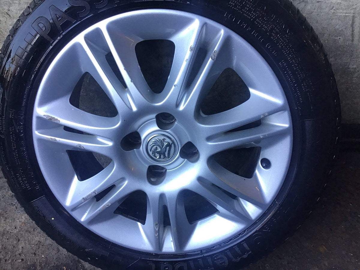 VAUXHALL CORSA ALLOY WHEEL 16'' OPO33 AND TYRE 195X55X16 2006 20143