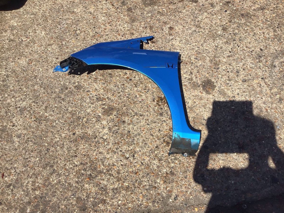 HONDA JAZZ MK3 PASSENGER'S SIDE N/S WING  CERULEAN BLUE BG53M 2009 20142