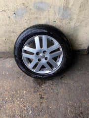 TOYOTA YARIS MK2 ALLOY WHEEL 15'' PZ406 B0675 ZC WITH TYRE 185X60X15 2006 20111
