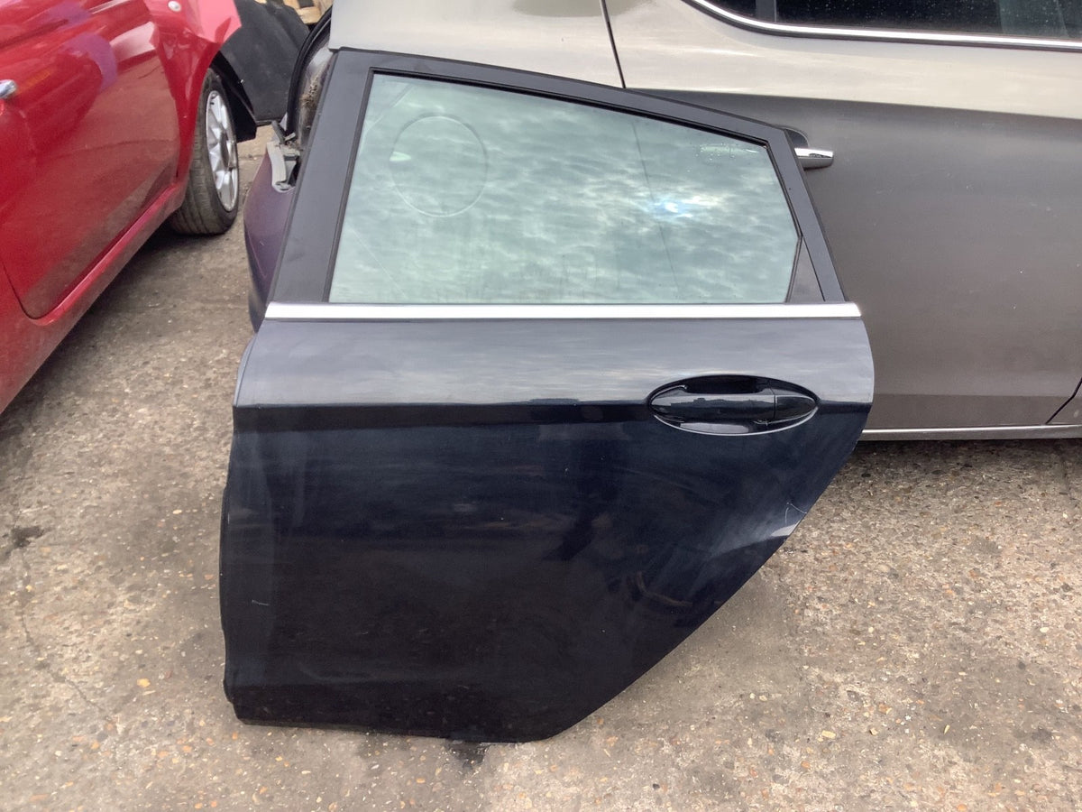 FORD FIESTA MK7 PASSENGER'S SIDE N/S REAR  DOOR IN PANTHER BLACK 2008 20171