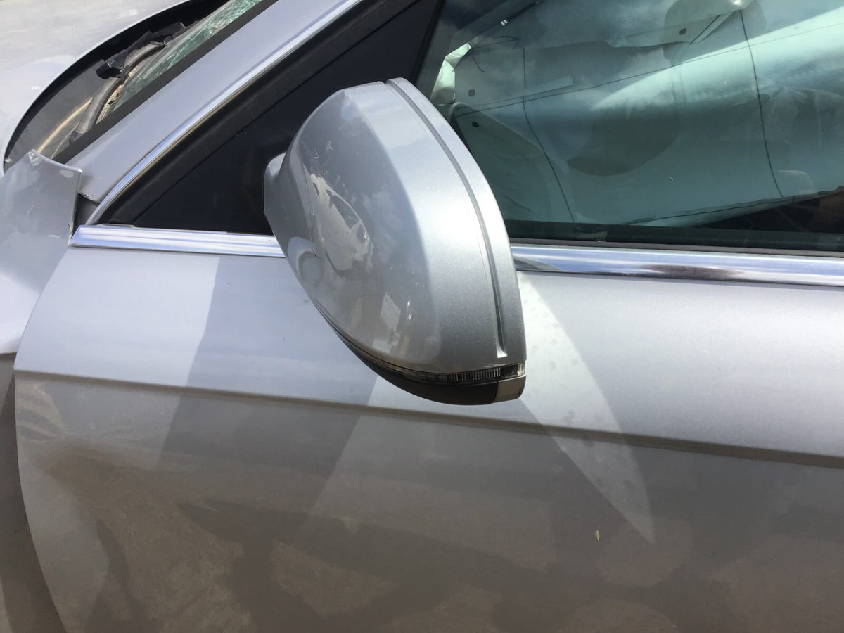 AUDI A4 8K PASSENGER'S SIDE N/S DOOR MIRROR ICE SILVER PAINT CODE LX7W 2008 20152
