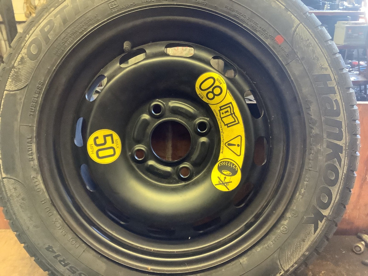 FORD FIESTA MK8 SPARE WHEEL 14'' STEEL RIM TYRE 175X65X14 2015 20214