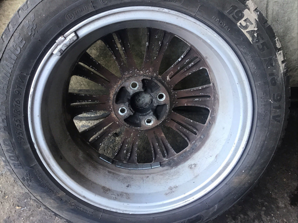 VAUXHALL CORSA ALLOY WHEEL 16'' 13298019 AND TYRE 195X55X16 2006 20147