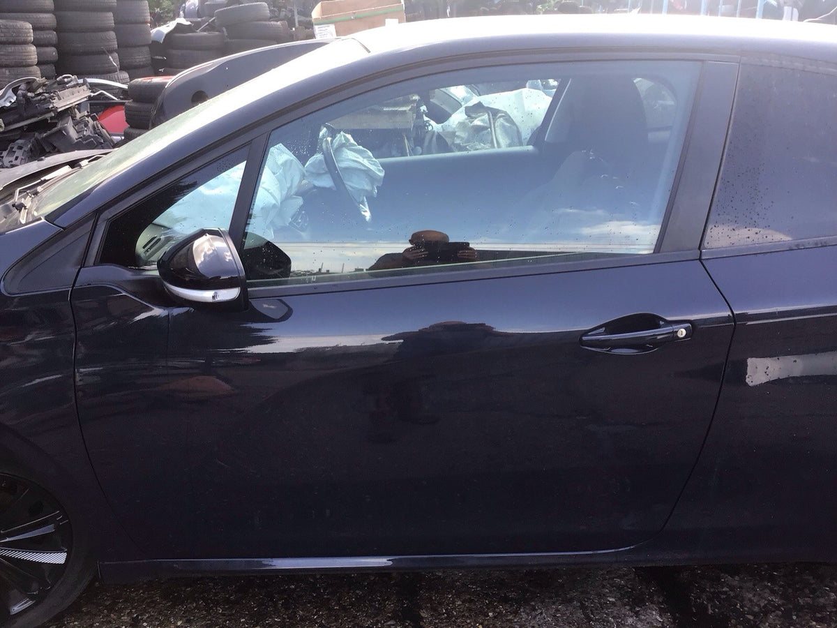 PEUGEOT 208 PASSENGER'S SIDE DOOR  HURRICANE GRAY KTG 3 DOOR MODEL 2012 20184
