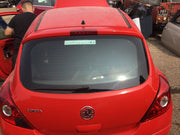 VAUXHALL CORSA D TAILGATE RED Z547 3 DOOR MODEL 2006 20146