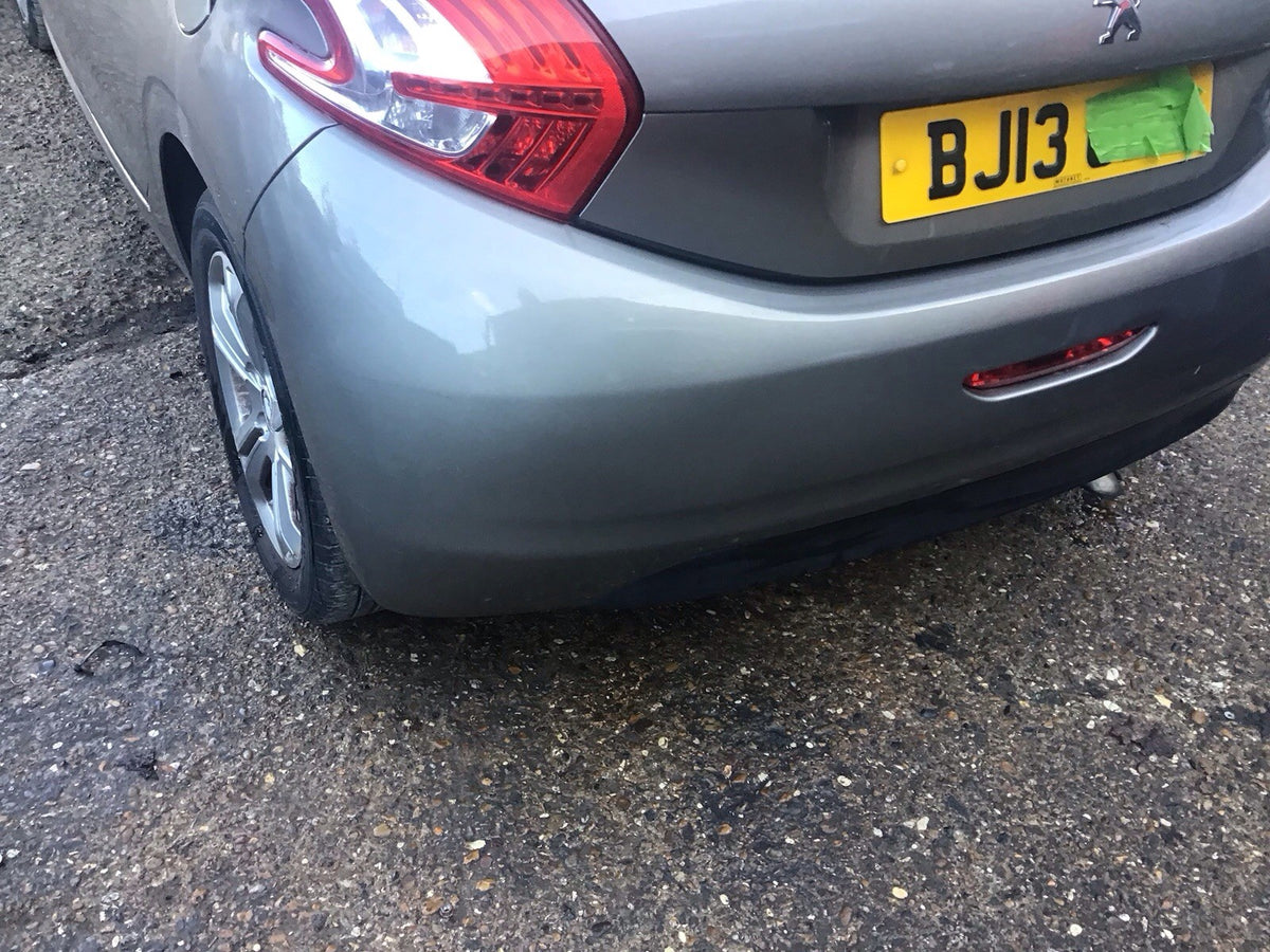 PEUGEOT 208 REAR BUMPER SPIRIT GREY PAINT CODE KCLD 2013 20184