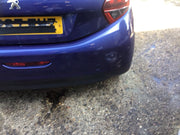 PEUGEOT 208 REAR BUMPER IN VIRTUAL BLUE KUC 2013 20183