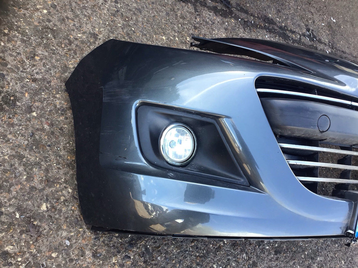 PEUGEOT 207 FRONT BUMPER GREY GALLIUM  PAINT CODE KTB  2010 20124