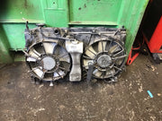 HONDA JAZZ MK3 1.4 PETROL MANUAL RADIATOR FAN COWLING 2009 20131