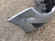 VAUXHALL MERIVA B FRONT BUMPER SILVER DAMAGED 2010 20178