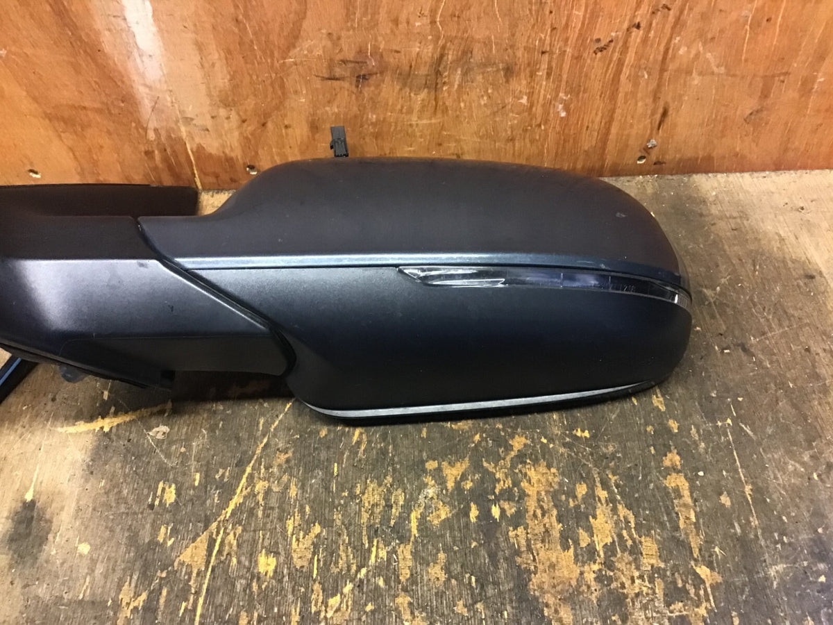AUDI A4 B8 ESTATE PASSENGER SIDE N/S DOOR MIRROR METEOR GRAY METALLIC LZ7H 08 156