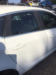 VAUXHALL ASTRA J DRIVER'S SIDE O/S REAR DOOR SUMMIT WHITE Z40R 2010 20149