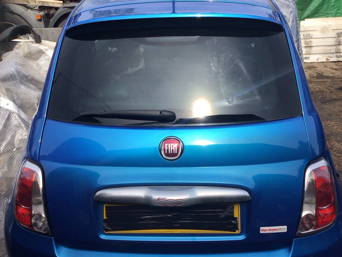 FIAT 500 TAILGATE IN BLUE ITALIA / ELECTRONICA METALLIC 425C 2009 20161