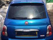 FIAT 500 TAILGATE IN BLUE ITALIA / ELECTRONICA METALLIC 425C 2009 20161