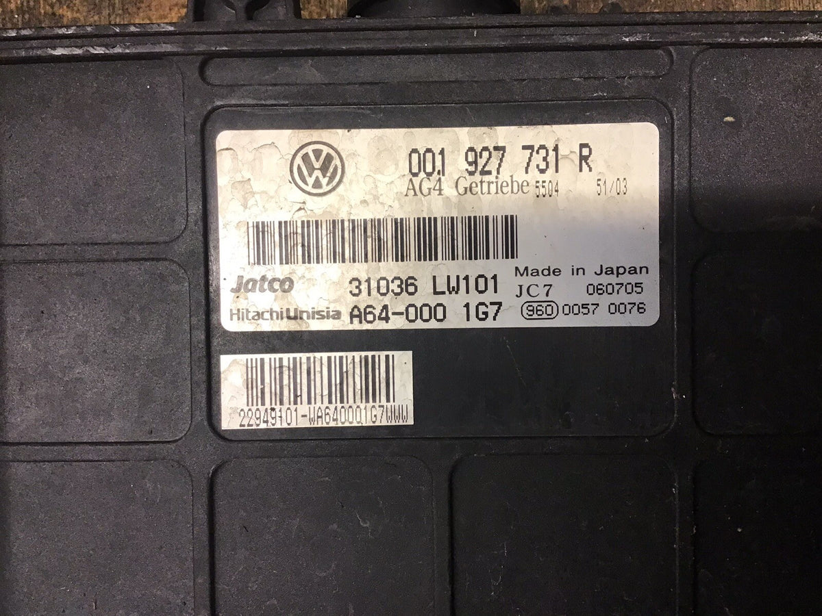 VOLKSWAGEN POLO 9N3 AUTOMATIC GEARBOX CONTROL MODULE ECU 001927731R 2005 20091