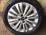 VAUXHALL CORSA  ALLOY WHEEL 16'' OPO58 AND TYRE 195X55X16  2006 20143