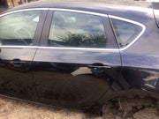VAUXHALL ASTRA J PASSENGER SIDE N/S REAR DOOR  CARBON FLASH BLACK Z22C 2010 20155