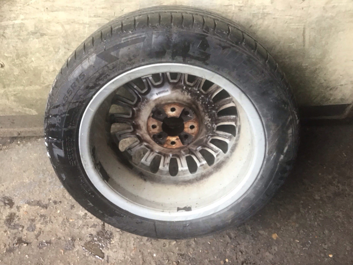 FIAT 500 ALLOY WHEEL 15" 51787641 WITH TYRE 185X55X15 2008 20216