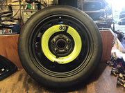 VOLKSWAGEN GOLF MK7 SPARE WHEEL 16'' STEEL RIM TYRE 125X70X16 2160927 2009 20201