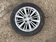 PEUGEOT 208 ALLOY WHEEL 16'' 9808137577 TYRE 195X55X15 2012 20192
