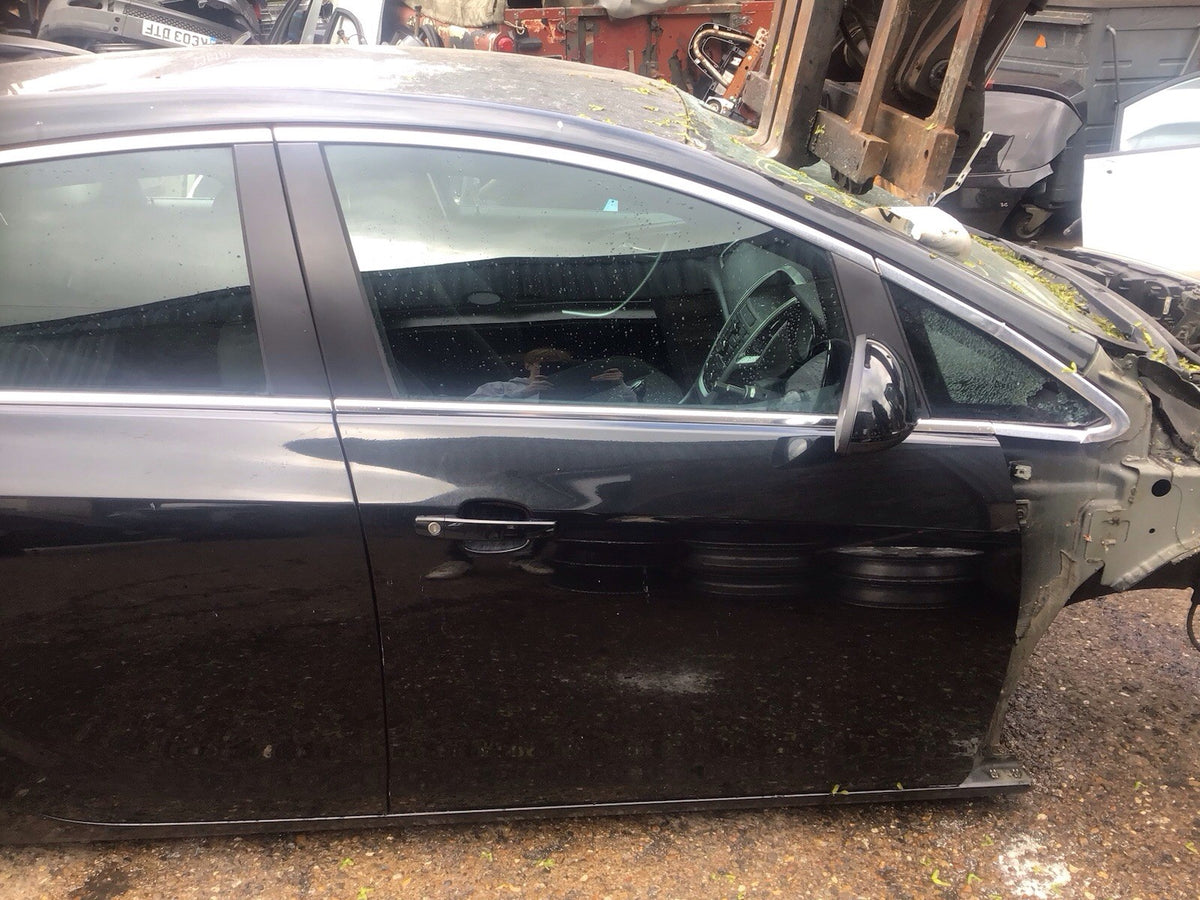 VAUXHALL ASTRA J DRIVER'S SIDE O/S FRONT DOOR  CARBON FLASH BLACK Z22C 2010 20151