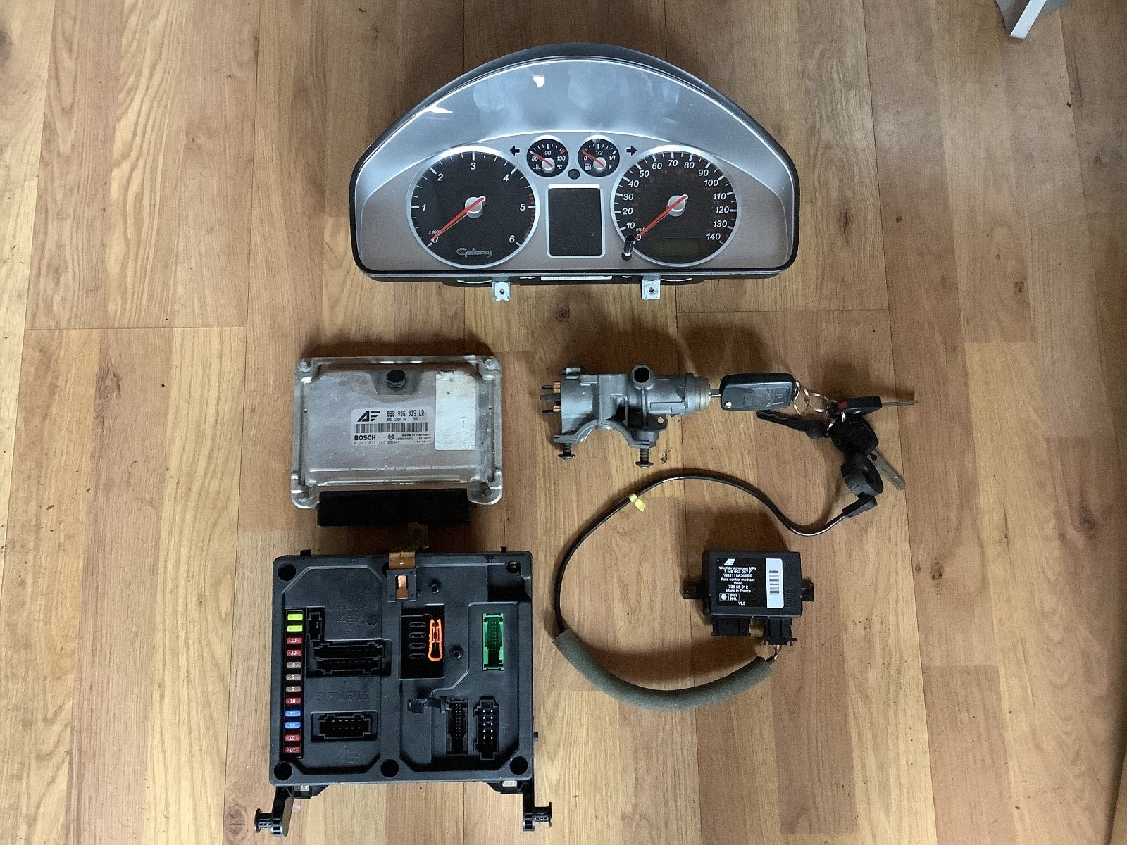 VOLKSWAGEN SHARAN FORD GALAXY 1.9 TDI ECU KIT 0281011143 2000 20061