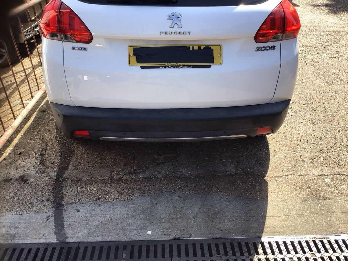 PEUGEOT 2008 MK1 REAR BUMPER IN BANQUISE WHITE PAINT CODE EWP 2013 20191