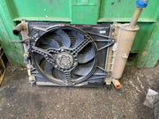 FIAT 500 PETROL RADIATOR FAN COWLING NON AIRCON COMPLETE 2008 20150